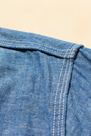 FOB Factory Chambray Work Shirt - Blue