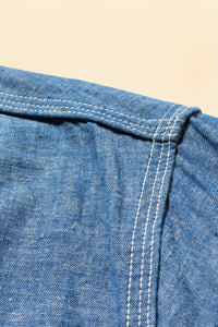 FOB Factory Chambray Work Shirt - Blue