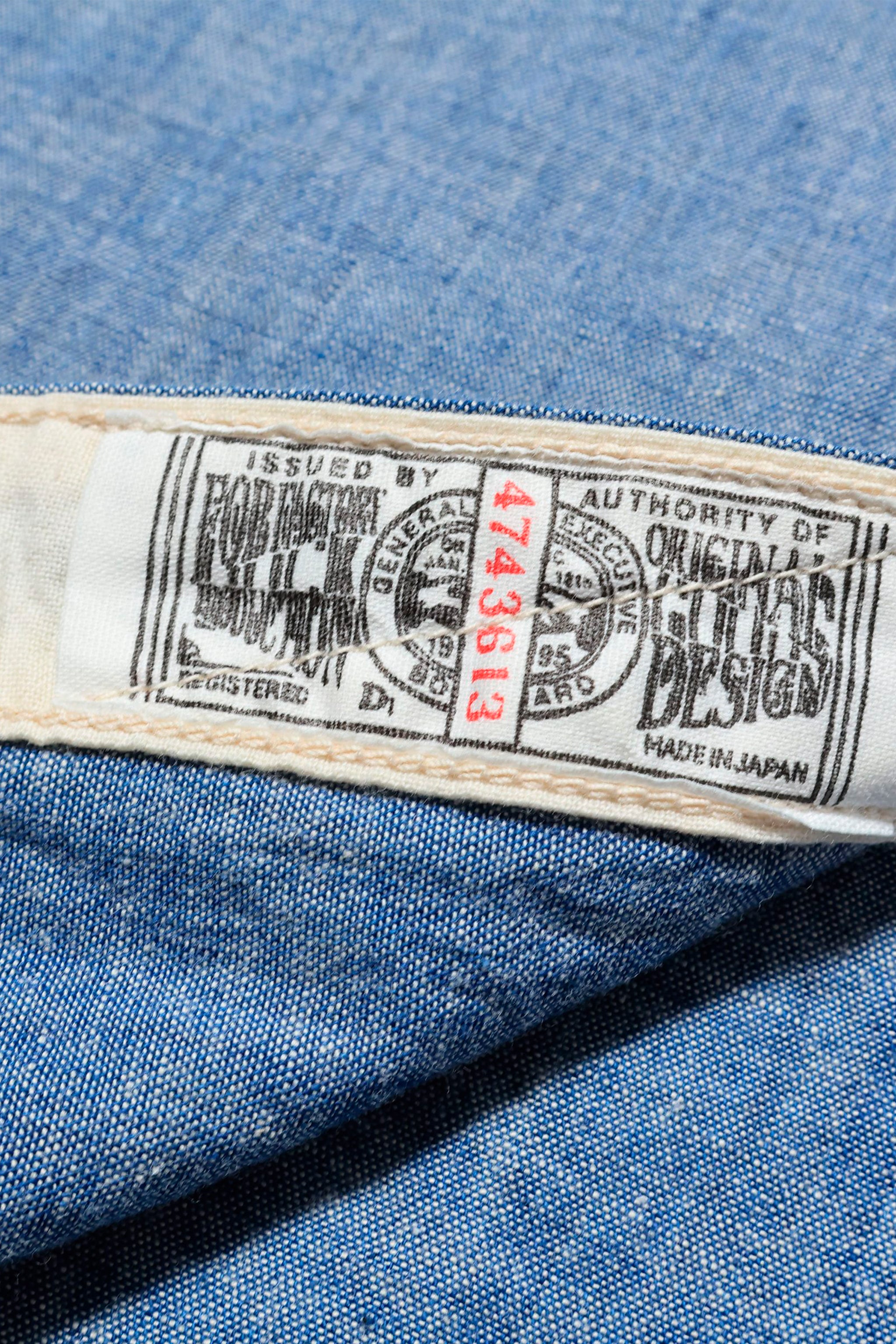 FOB Factory Chambray Work Shirt - Blue