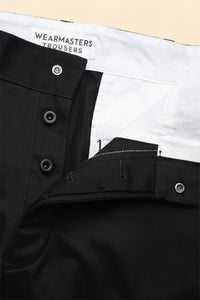 Wearmasters Lot.720 Heritage Trousers / US Navy Herringbone - Black
