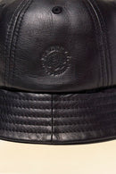 Radiall Muscle Shoals Leather Bucket Hat - Black