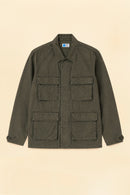 Japan Blue Sulphur Dyed Fatigue Jacket - Olive Drab