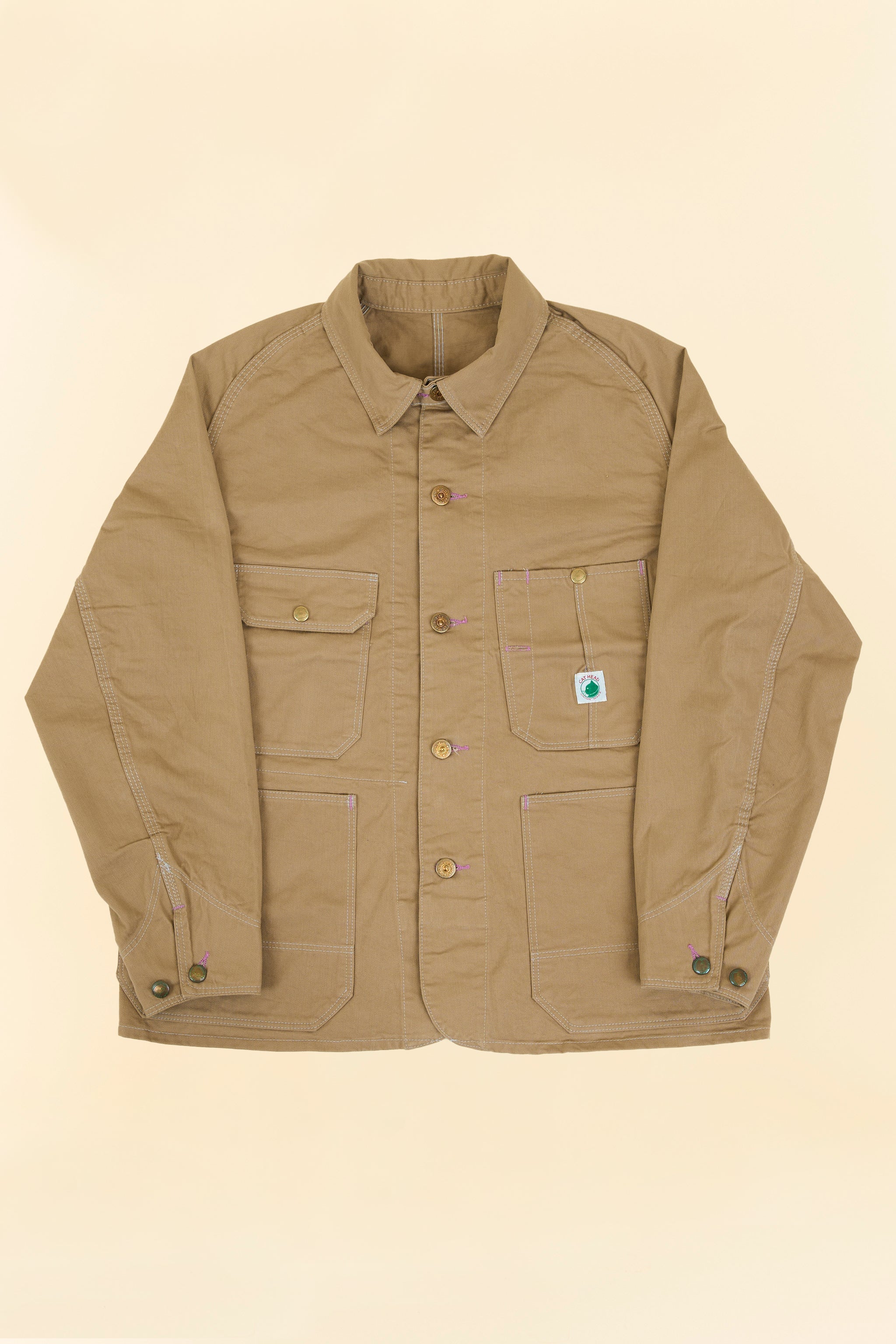 TCB Jeans Cat Head Jacket - Khaki Drill