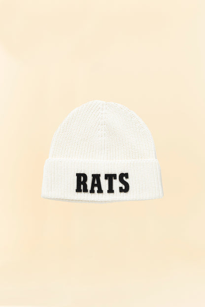 Rats Knit Cap - White