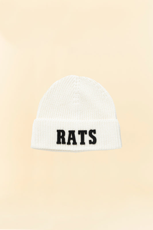 Rats Knit Cap - White