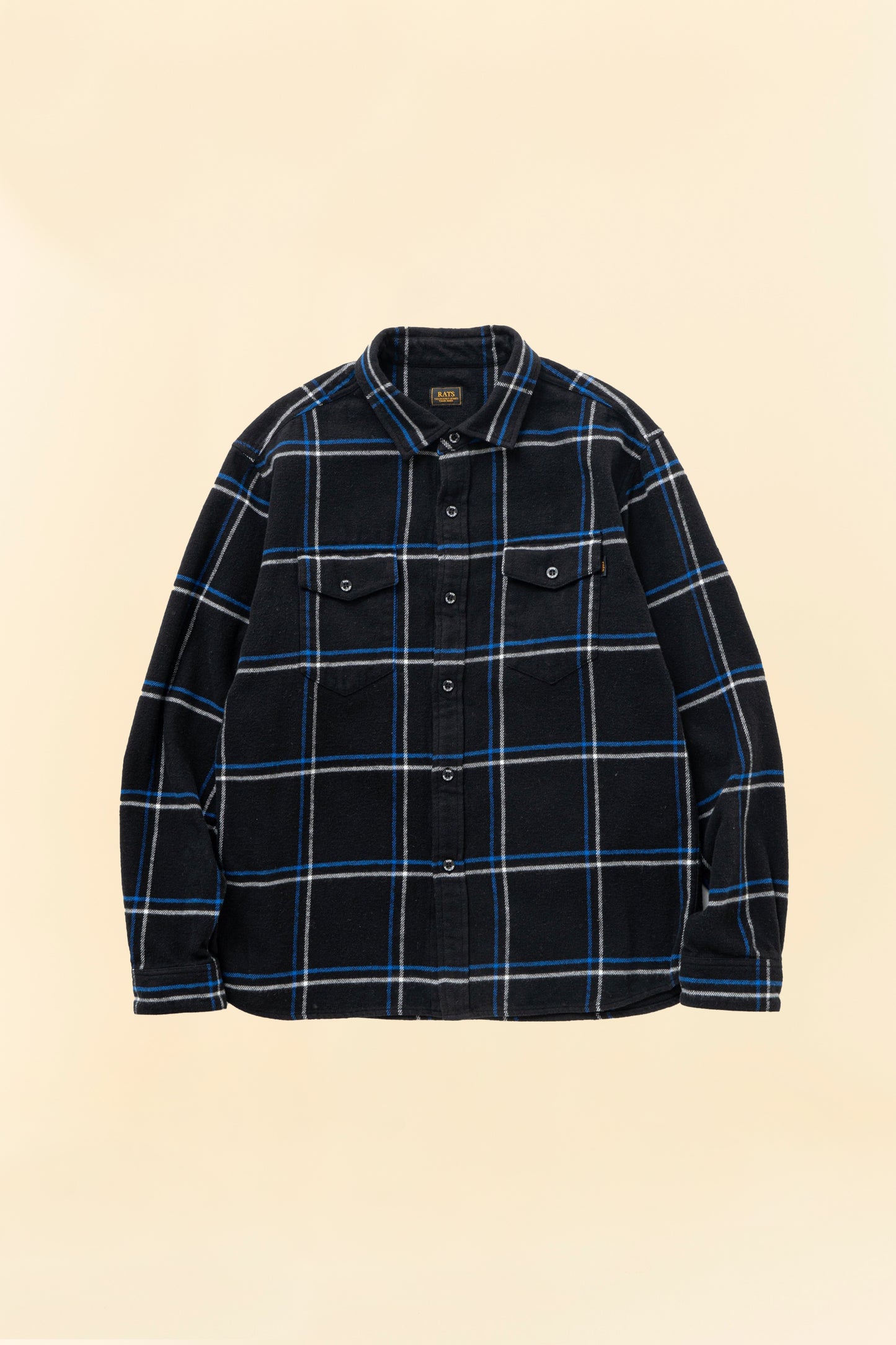 Rats Cotton Flannel Check Shirt