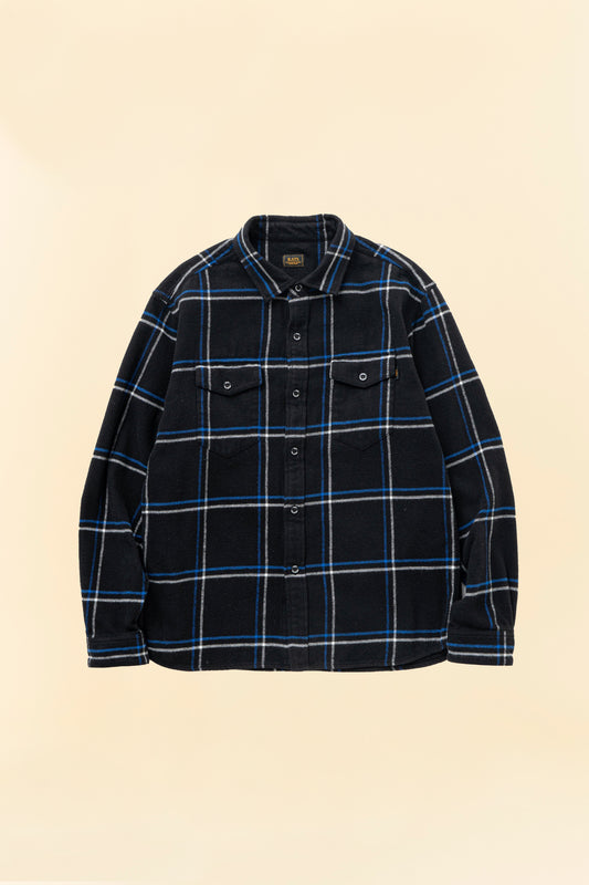 Rats Cotton Flannel Check Shirt