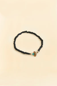 Sunku Antique Beads Bracelet - Black