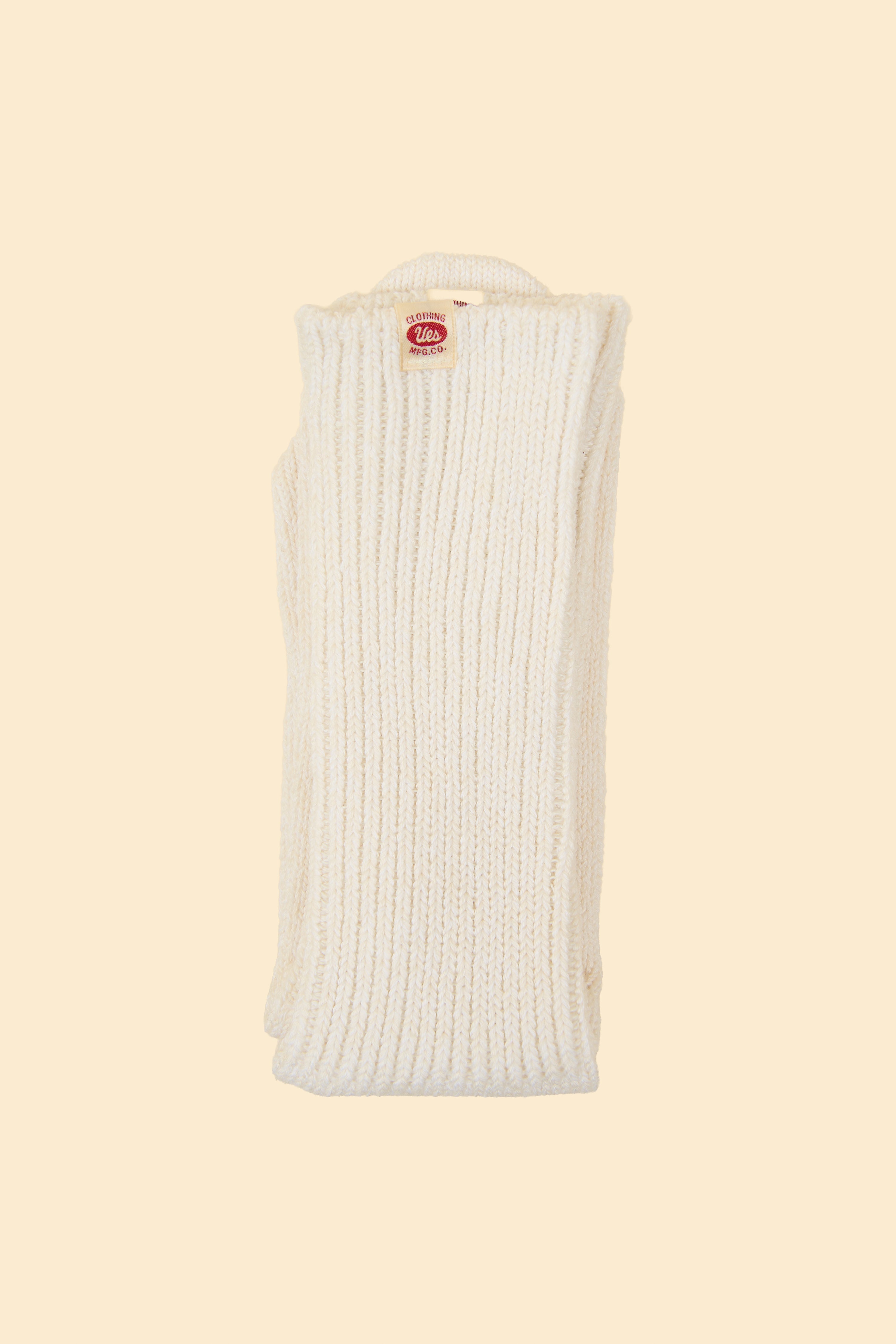 UES Melange Crew Length Socks - White
