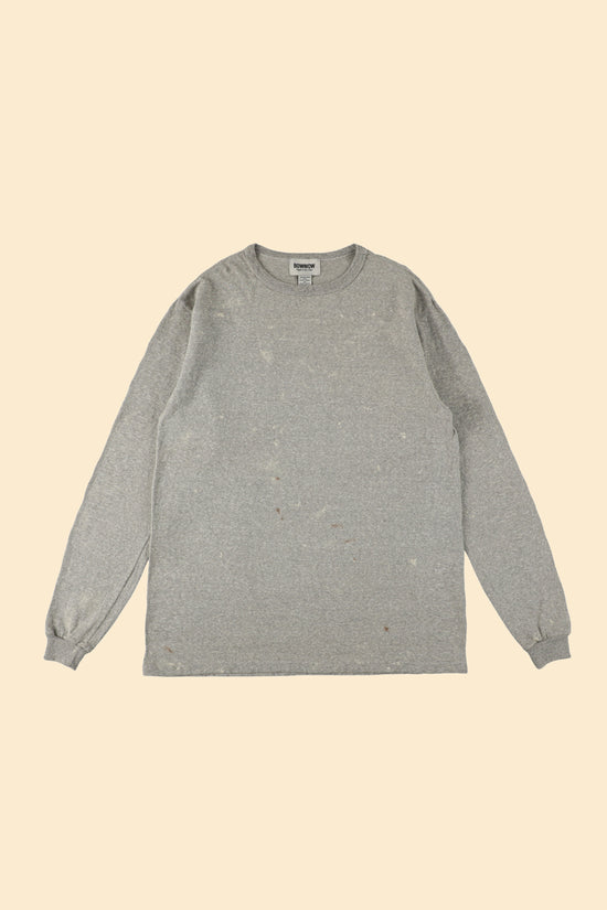 BOW WOW Weathered 88/12 LS Tee - Mid Grey