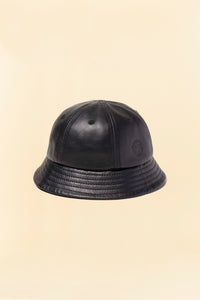 Radiall Muscle Shoals Leather Bucket Hat - Black
