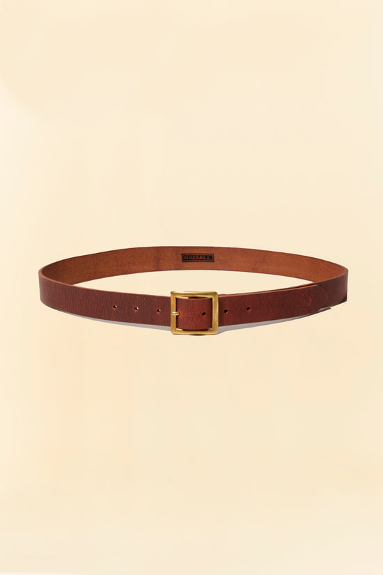 Radiall Rhodes Leather Belt - Camel
