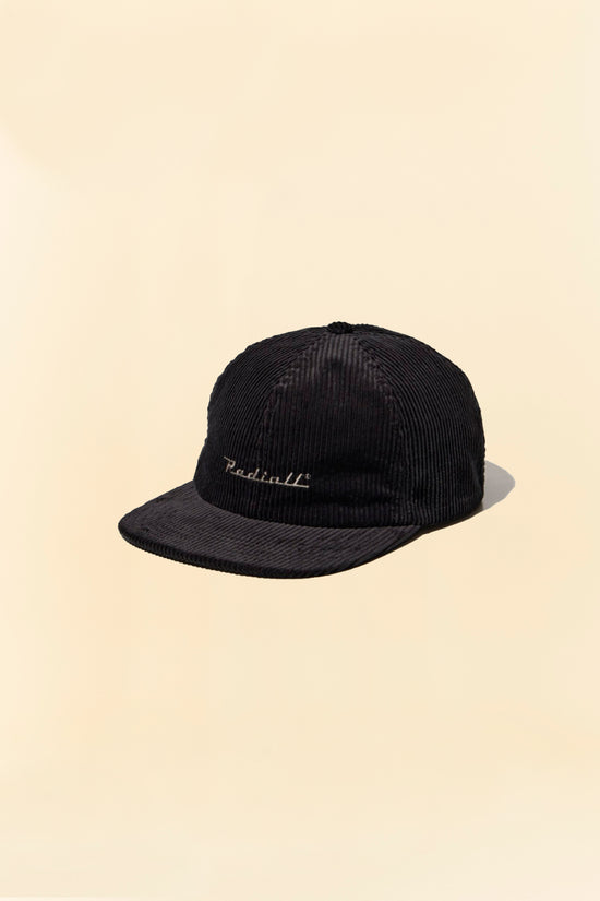 Radiall Bricks Corduroy Cap - Black