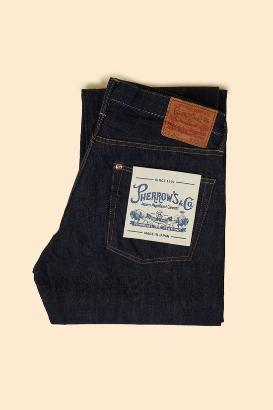 Pherrow's 421SW Wide Straight Selvedge Denim - 13.5oz