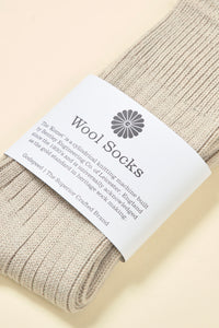 Godspeed Merino Wool Socks - Oat
