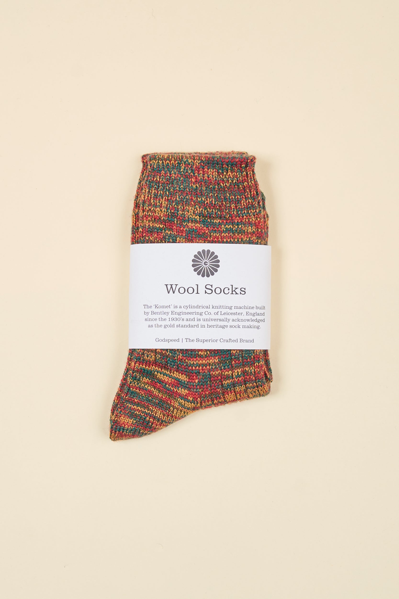 Godspeed Merino Womens Wool Socks - Magma