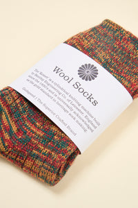 Godspeed Merino Womens Wool Socks - Magma