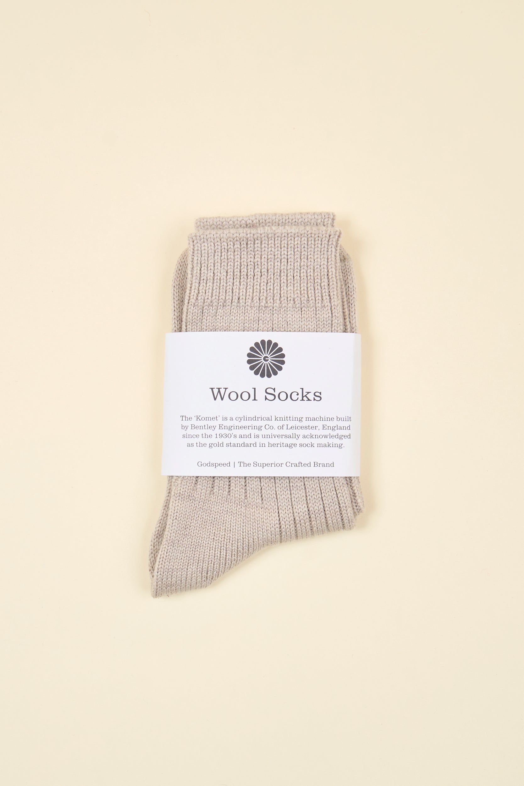 Godspeed Merino Womens Wool Socks - Oat