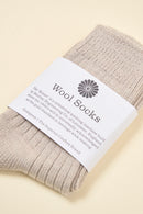Godspeed Merino Womens Wool Socks - Oat