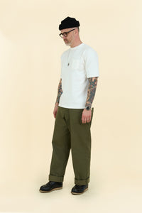 Godspeed Heavyweight Loopwheel  10oz Pocket T-Shirt - Natural
