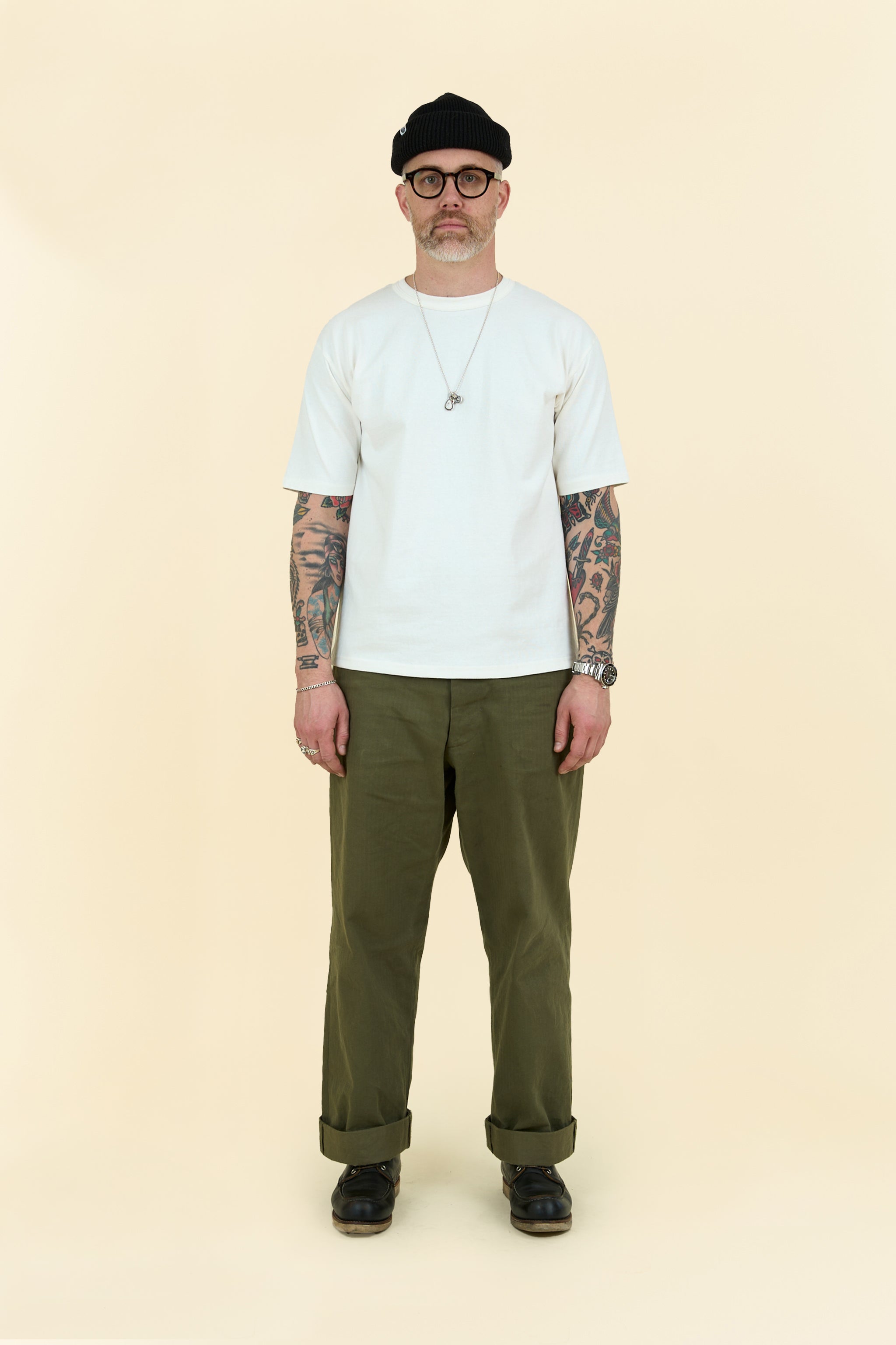 Godspeed Heavyweight Loopwheel  10oz T-Shirt - Natural