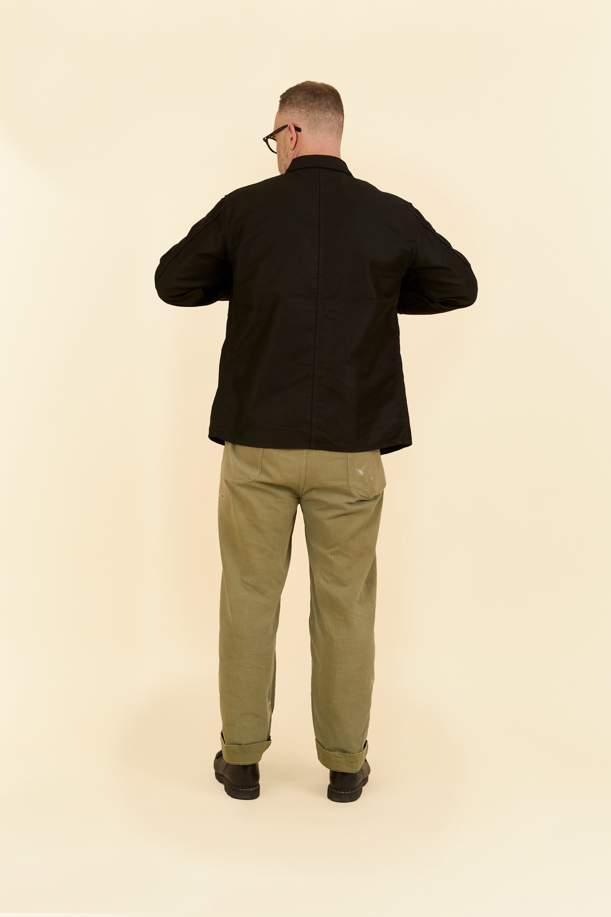 Wearmasters Moleskin Coverall Jacket - Black