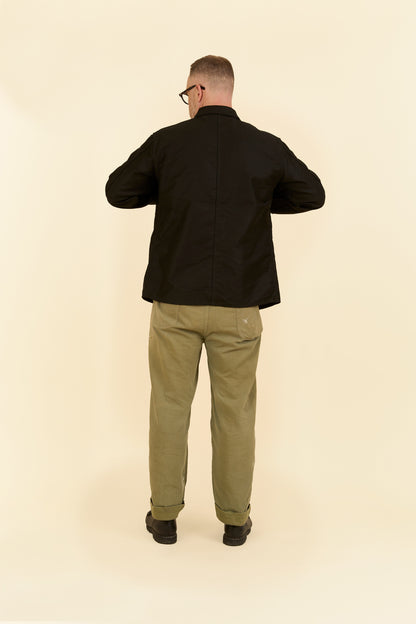 Wearmasters Moleskin Coverall Jacket - Black