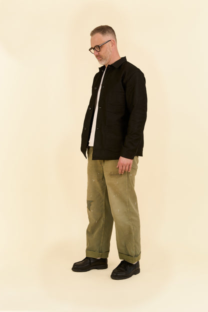 Wearmasters Moleskin Coverall Jacket - Black