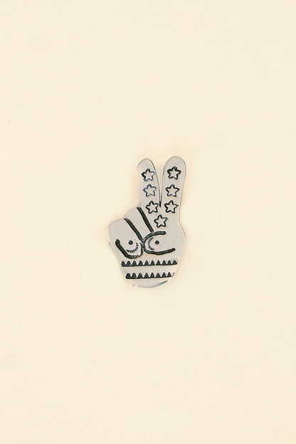 Munqa Peace Mark Pin