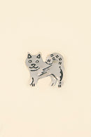 Munqa Shiba Inu Dog Pin
