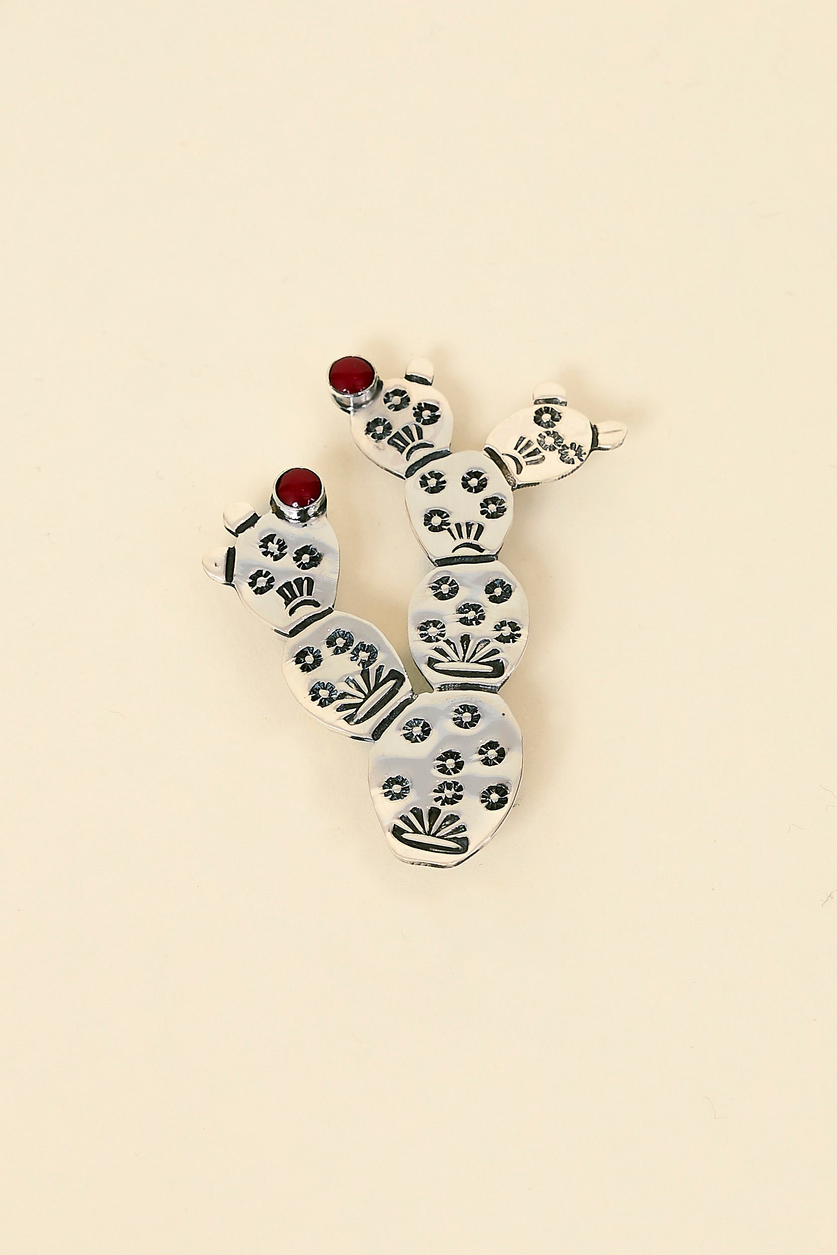 Munqa Cactus Brooch