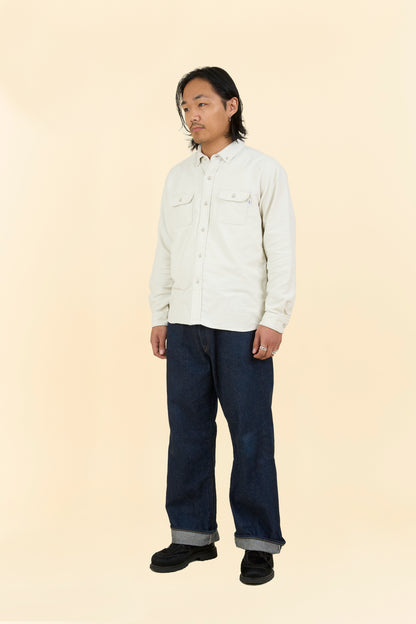 Rats Moleskin B.D Shirt - Ivory