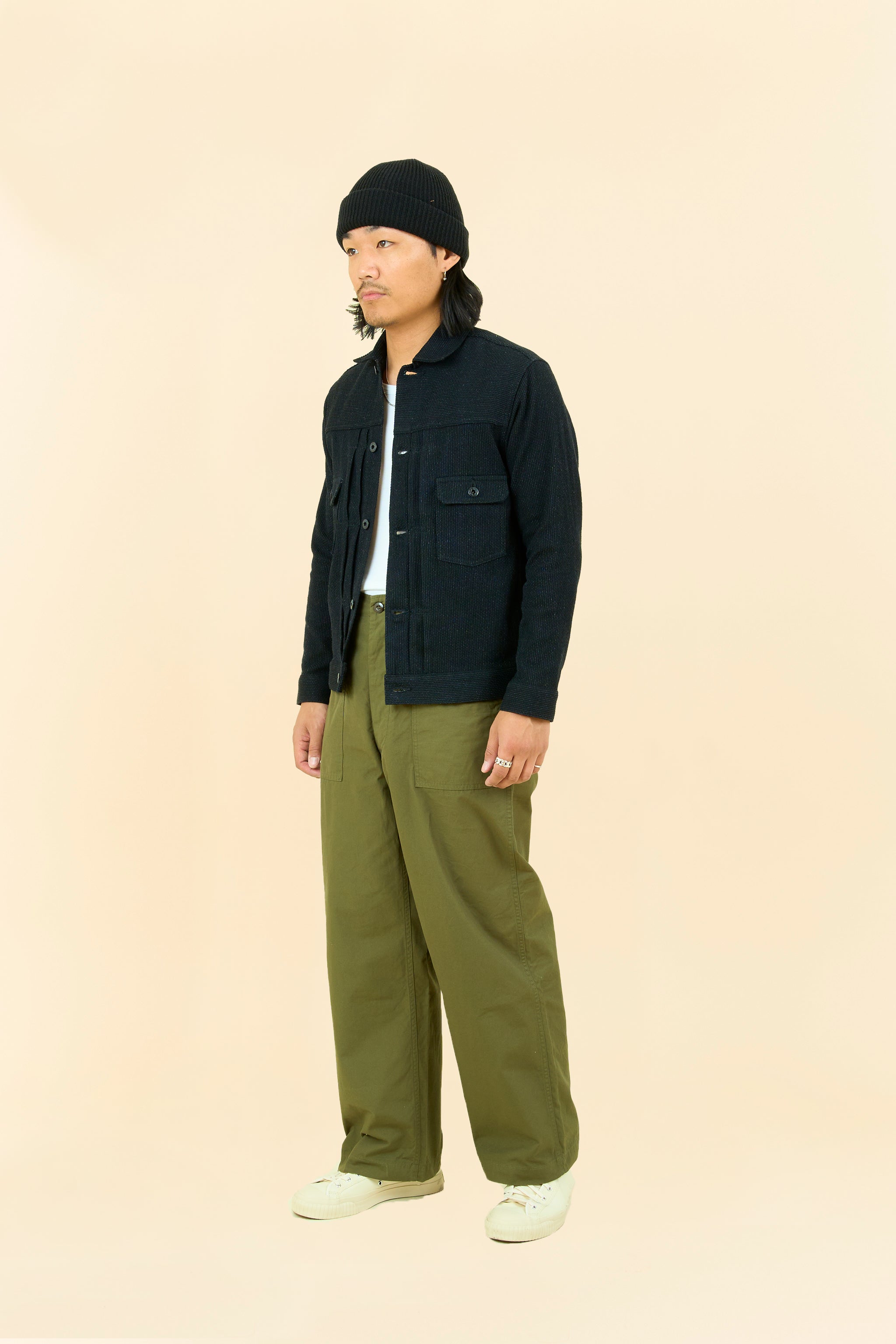 Japan Blue Sashiko Type 2 Jacket - Black