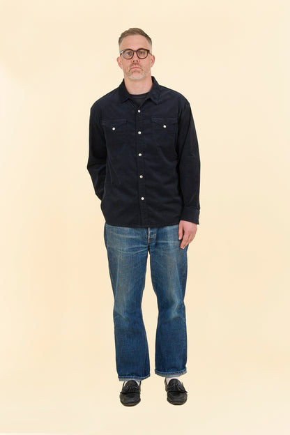 Rats Corduroy Shirt - Black