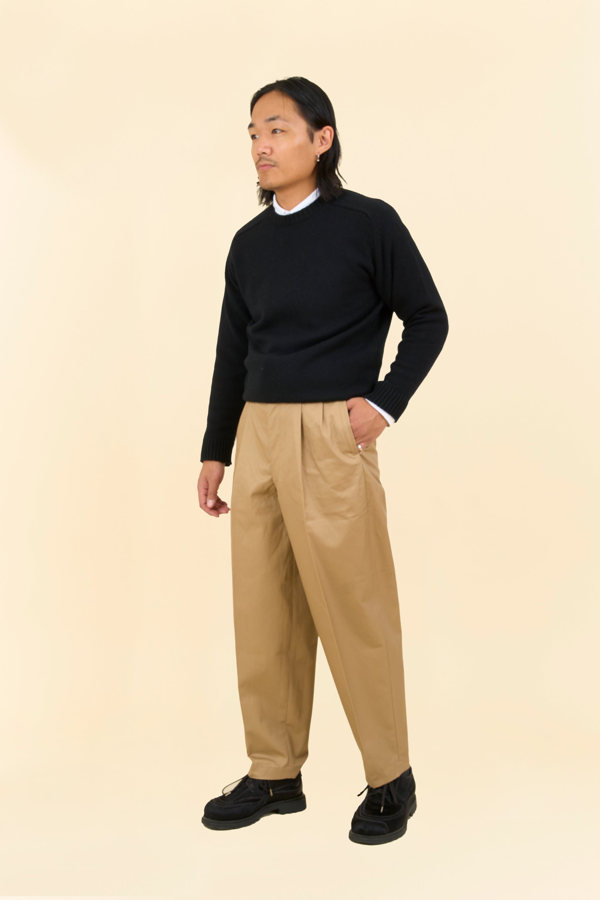 Wearmasters Double Tuck Pants - Beige