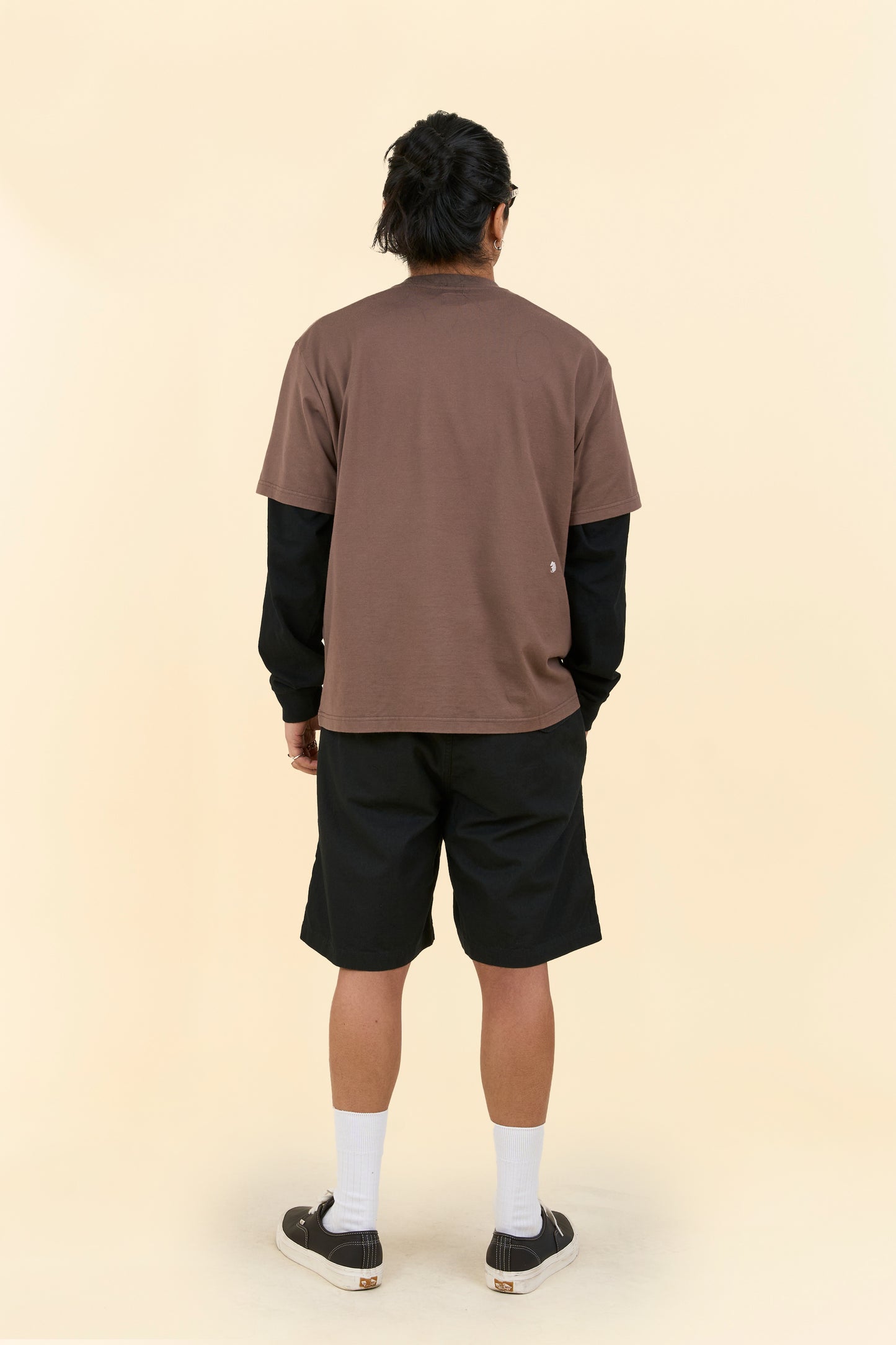 Rats Box Logo T-Shirt - Brown
