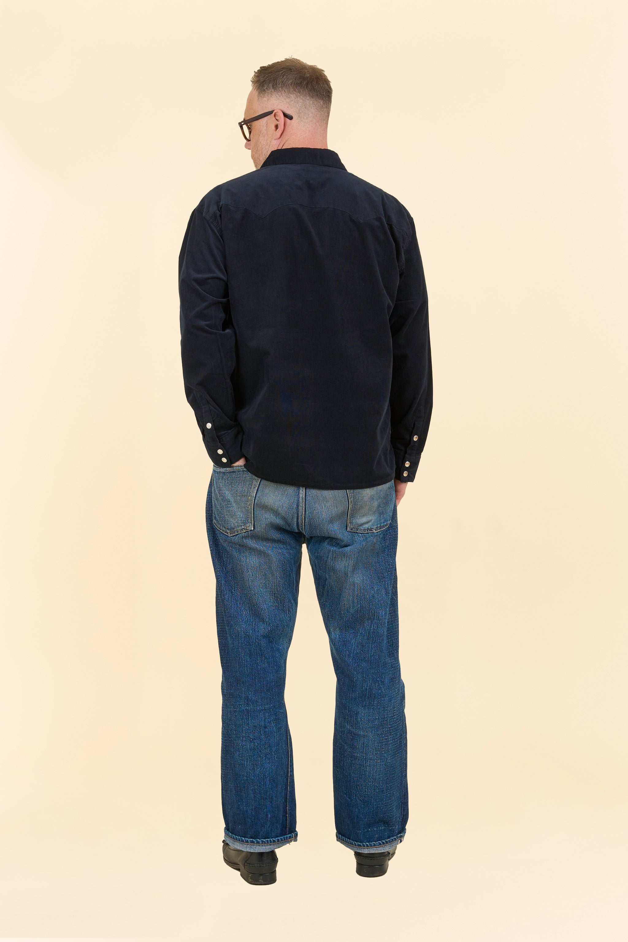 Rats Corduroy Shirt - Black