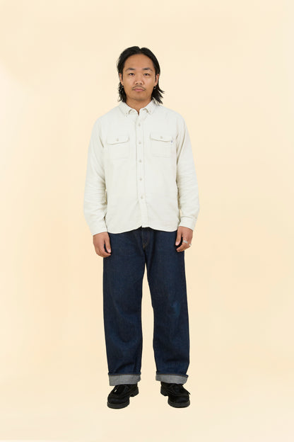 Rats Moleskin B.D Shirt - Ivory
