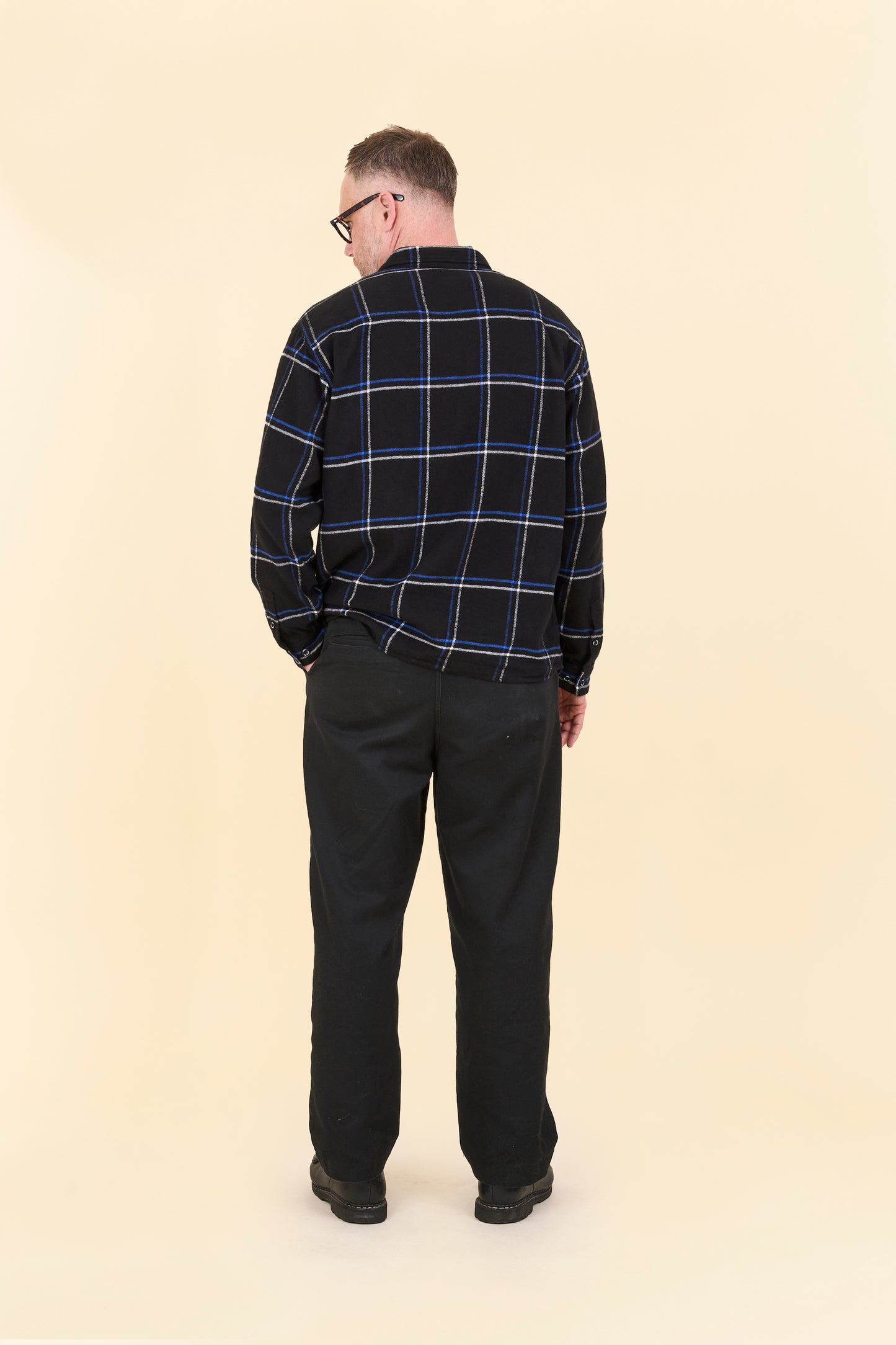 Rats Cotton Flannel Check Shirt