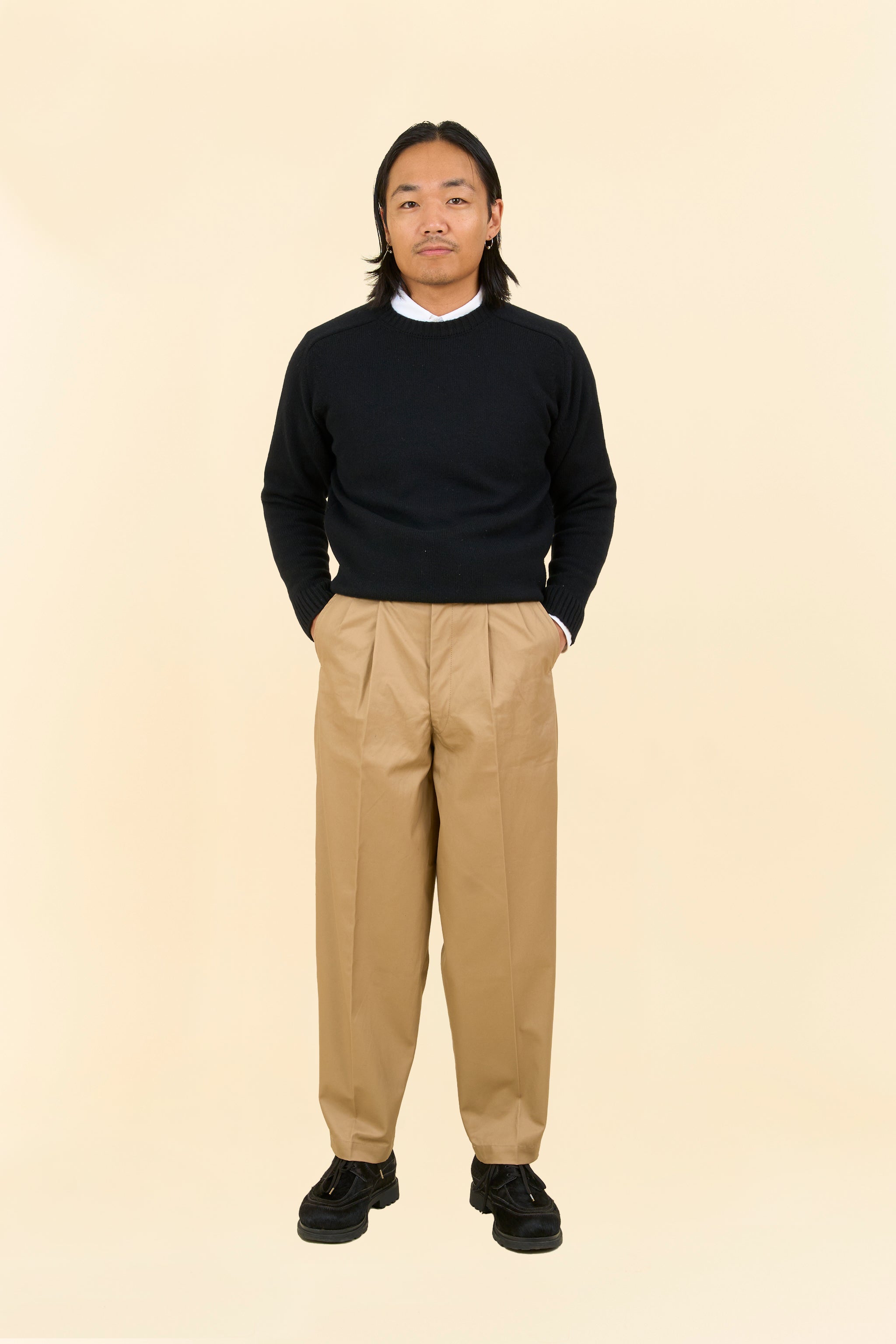 Wearmasters Double Tuck Pants - Beige