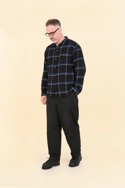 Rats Cotton Flannel Check Shirt