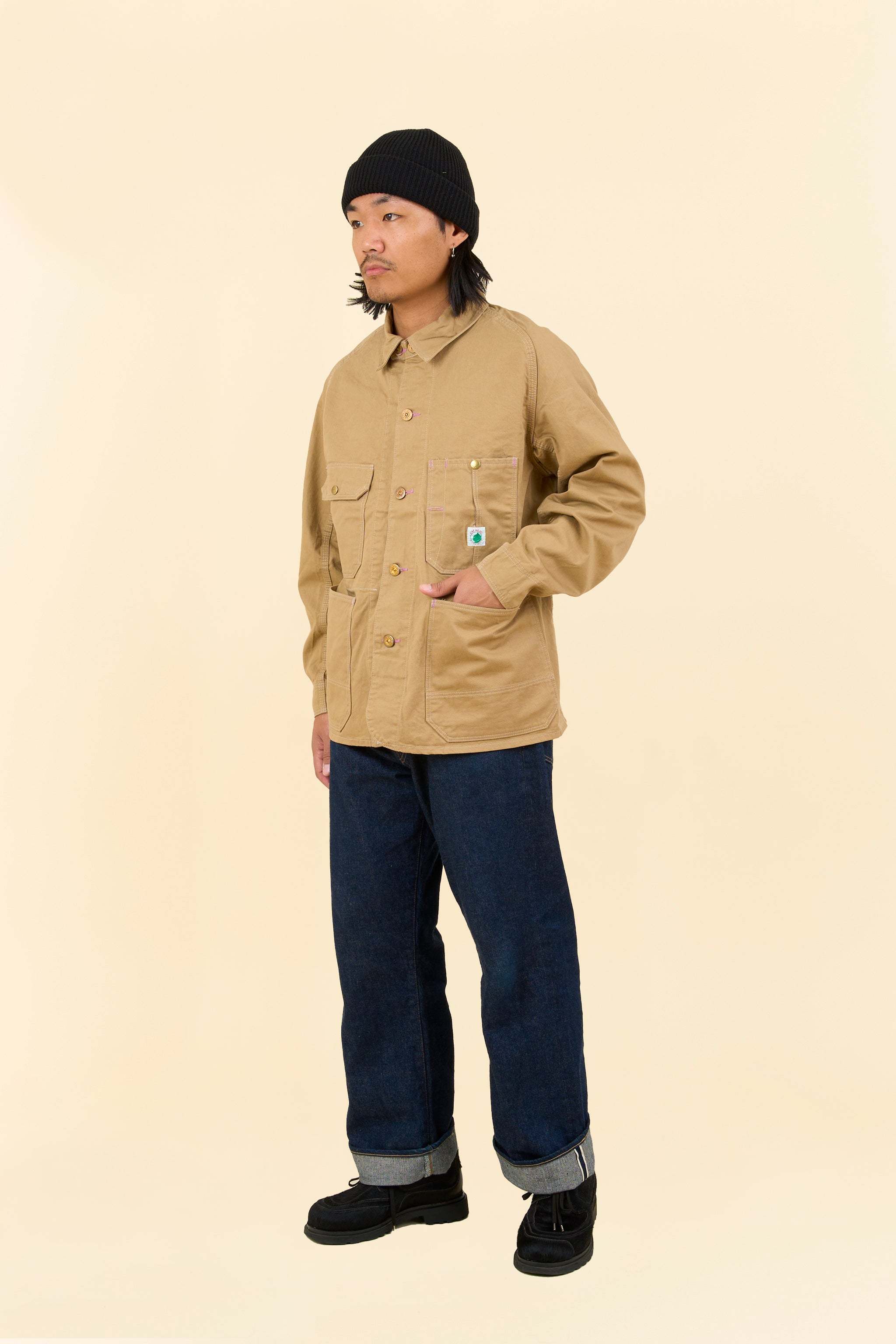 TCBジーンズ Cat Head Jacket カーキ TCB jeans TCBジーンズ Cat Head Jacket Khaki Drill キャットヘッド