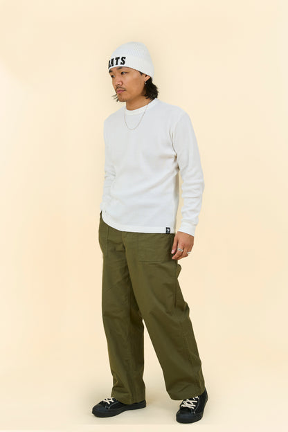 Rats Waffle Thermal - White