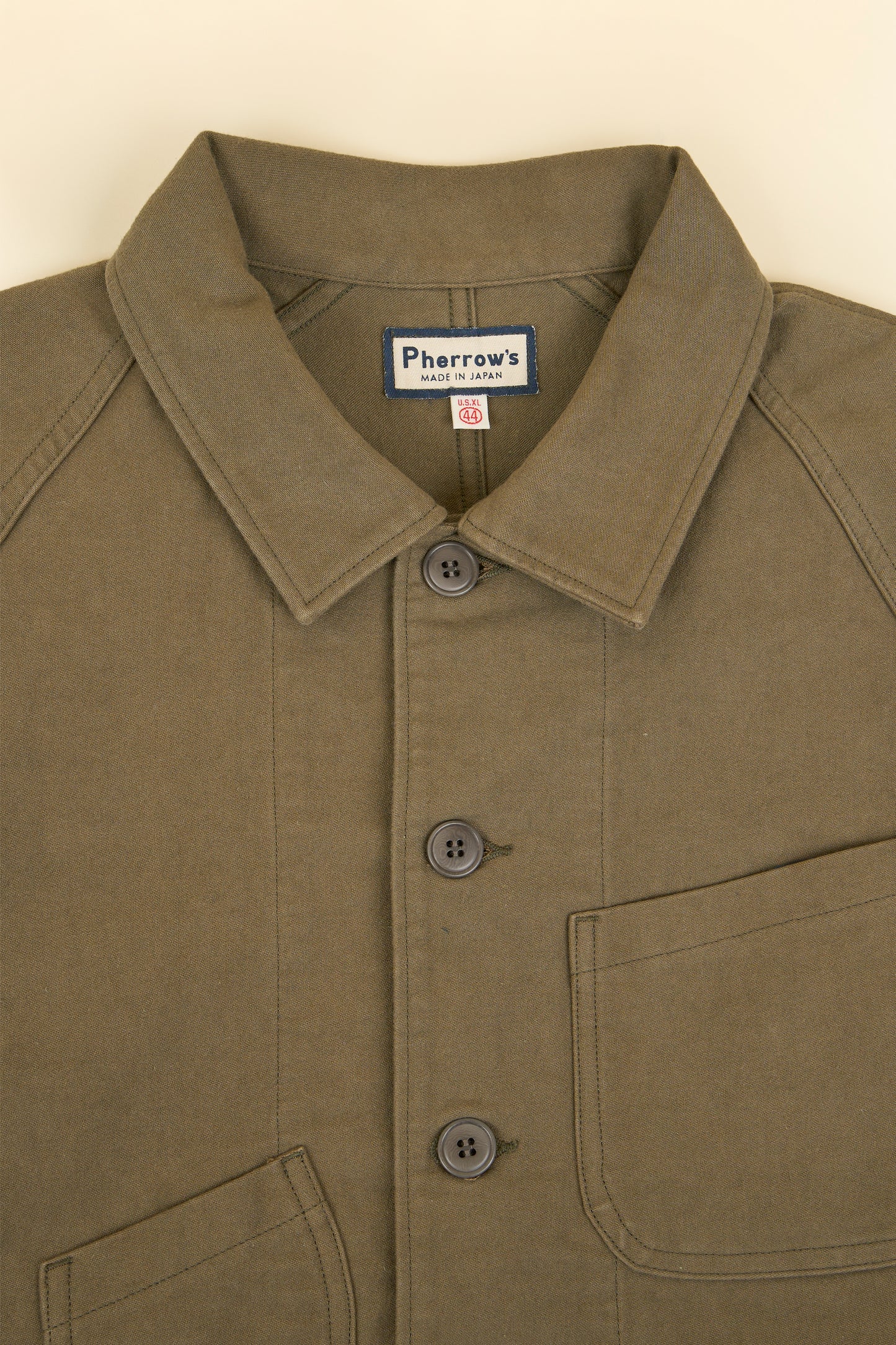 Pherrow's Nappa Workwear Jacket - Olive