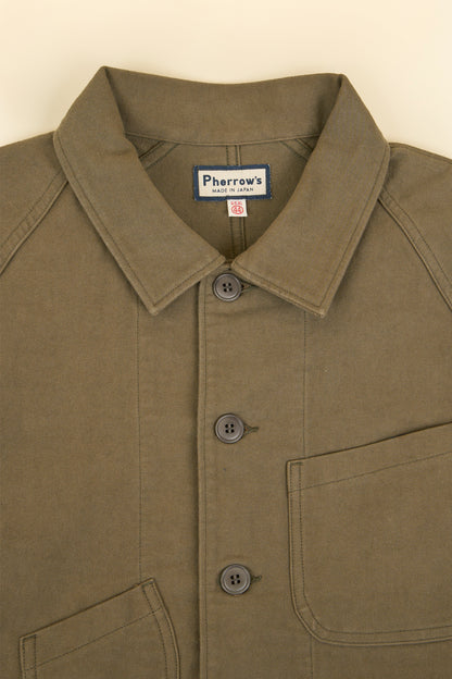Pherrow's Nappa Workwear Jacket - Olive