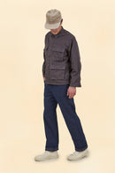Graph Zero Sashiko Loose Straight Jeans - 14.5oz