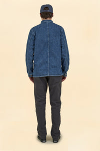 Japan Blue Denim Coverall Jacket - Indigo