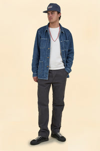Japan Blue Regular Fit Trousers - Black