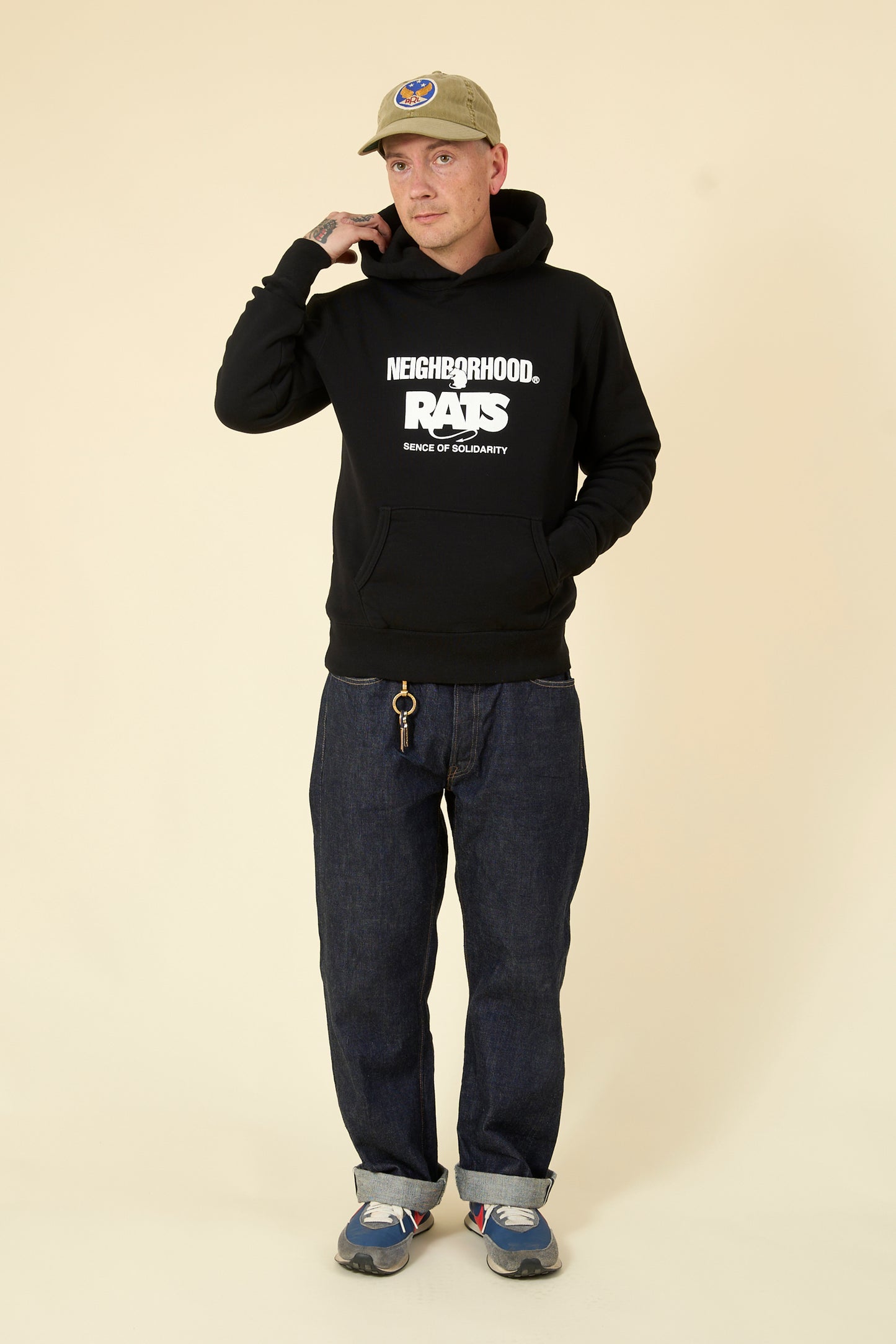 Rats x Neighborhood Hooded Sweatshirt - Black