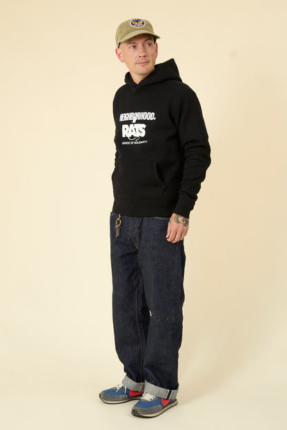 Rats x Neighborhood Hooded Sweatshirt - Black